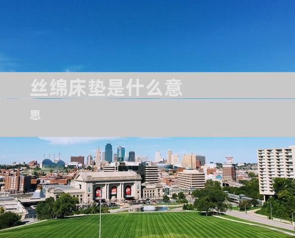 丝绵床垫是什么意思