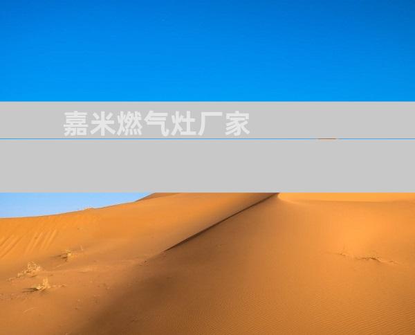 嘉米燃气灶厂家